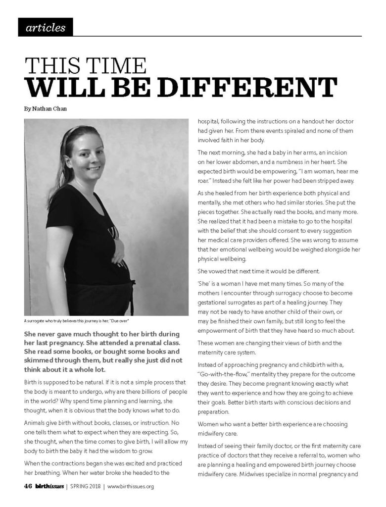 Birth Issues - Proud Fertility | Surrogacy and Egg Donation Canada