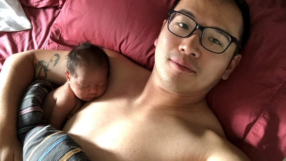 Best Things About Being a Single Dad _ Cosleeping Skin to Skin